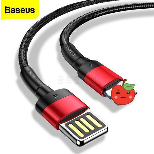 Baseus USB Cable For iPhone 11 Pro Max XS XR X 8 7 6 6s Plus 5 5S SE iPad Pro 2.4A Fast Charging Charger Data Cord Phone Cables