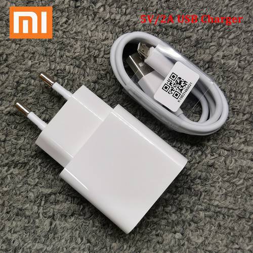 Xiaomi USB Charger 5V/2A Charge Adapter Micro USB Type C Cable For Mi 8 9 SE lite A1 6 5 A2 Mix 2 2s Redmi 4x 5 Plus Note 5 4 4X