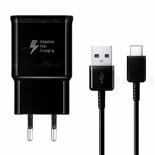 18W USB Fast Charger For Samsung S21 ultra S10 S9 Charging Power Travel Adapter Type C Cable For Galaxy A51 A71 A31 A40 A50 A70