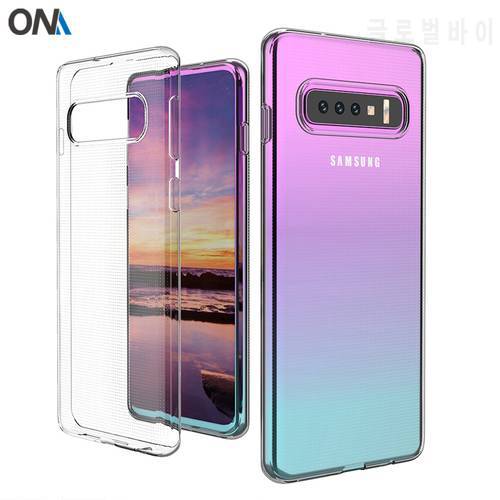 Case For Samsung Galaxy S10 S10e 5G TPU Silicone Clear Soft Case for Samsung Galaxy S10 Plus / Lite Transparent Back Cover