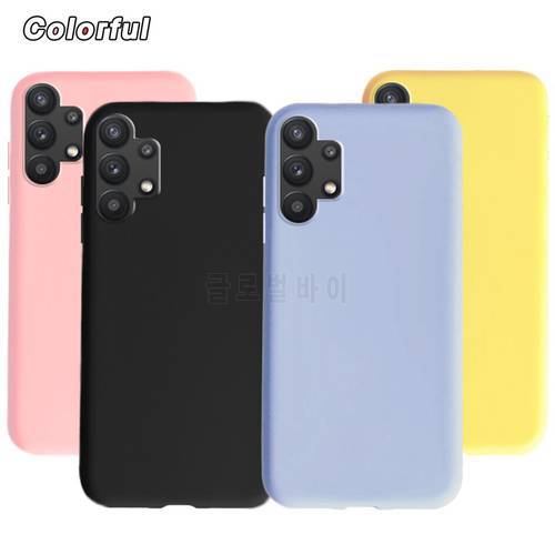 For Samsung Galaxy A32 5G Case Matte Candy Colorful Silicon Phone Case For Samsung A32 2021 SM-A326B A 32 A325F Soft Cover Funda