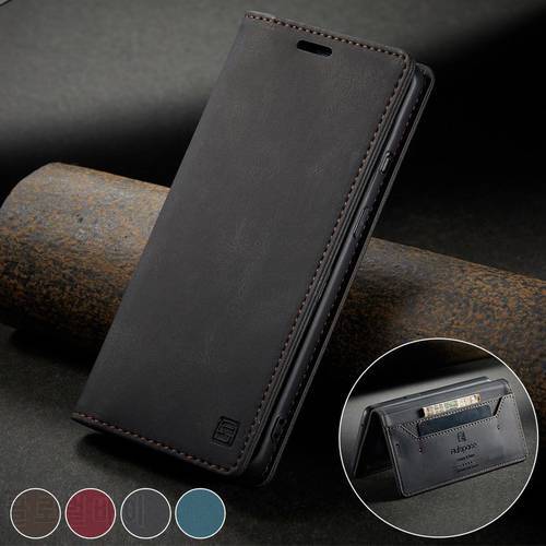 Flip Wallet Case For One Plus 8T Case Luxury Matte Leather Cover For OnePlus 8T OnePlus8T Case Magnetic Phone Cases Flip Stand