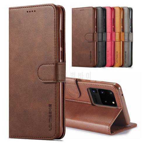 Phone Case For Samsung Galaxy S20 Plus Ultra Case Flip Wallet Magnetic Cover For Samsung S 20 Leather Bag Case Galaxy S20 Ultra
