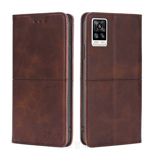 Luxury Leather Flip Case for VIVO V20 6.44inch Leather Phone Cover Card Slots Protective for VIVO V20 V2025 Phone case Fundas