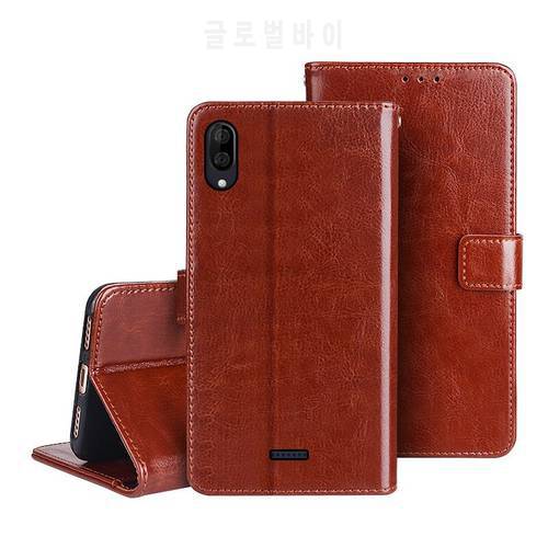 2 Style Flip Cover For Wiko Y80 Case 5.99 inch Leather Silicone With Wallet Magnet Vintage Case For Wiko Y80 Y 80 WikoY80 Funda