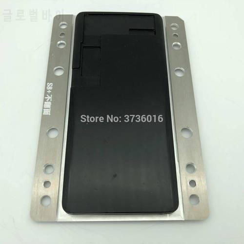 YMJ unbent flex black rubber and fix rubber mold for samsung S8 plus YMJ machine use for LCD oca no bent flex laminating repair