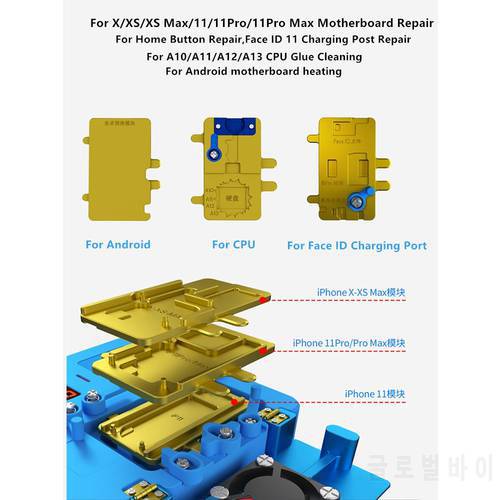 JC Aixun iHeater Pre-heating Station Module Board X XS MAX XR 12 12Pro 11Pro 11 Pro Max Motherboard Android Frame Separate Mold
