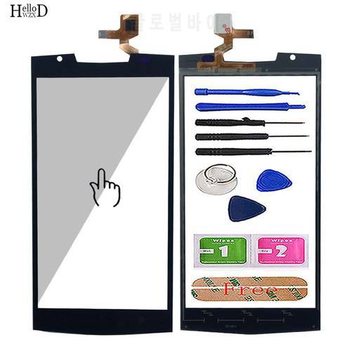 5.5&39&39 Mobile Phone Touch Screen For Oukitel K10000 Pro Touch Screen Digitizer Panel Sensor Front Glass Tools 3M Glue