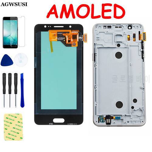 Super AMOLED For Samsung Galaxy J5 2016 LCD Display SM J510F J510FN J510M J510Y J510G J510 LCD Touch Screen Digitizer Assembly