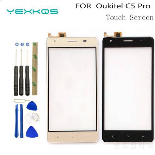 TouchScreen Touch Screen For Oukitel C5 Pro Touch Sensor Digitizer Panel Front Glass For Oukitel C5 Touch Screen Protector Film
