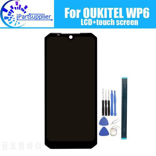 6.3 inch OUKITEL WP6 LCD Display+Touch Screen 100% Original Tested LCD Digitizer Glass Panel Replacement For OUKITEL WP6