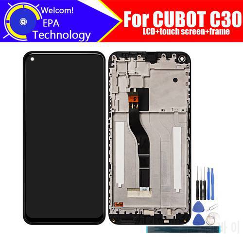 CUBOT C30 LCD Display+Touch Screen Digitizer+Frame Assembly 100% Original LCD+Touch Digitizer for CUBOT C30.