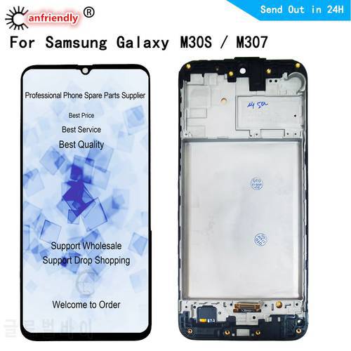 LCD For Samsung Galaxy M30S M307 SM-M307F M307F/DS M307FN/DS M3070 LCD display Screen Touch panel Digitizer with frame Assembly