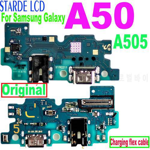 Original Charging Port USB Charge Dock Board Flex Cable For Samsung Galaxy A50 SM-A505FN/DS A505F/DS A505