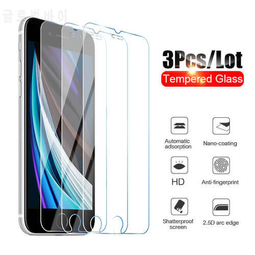 3Pcs Protective Glass on the For iphone 6 6s Tempered Glass Screen Protector For aifone 6 s 6s Plus s6 6sPlus iphone6 Glas Armor