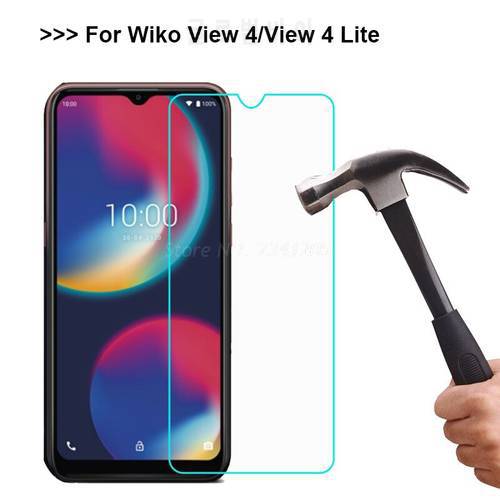 2-1Pcs Wiko view 4 Tempered Glass For Wiko view4 Lite Screen Protector For Vidro Templado Wiko view 4 Lite Protective Glass Film