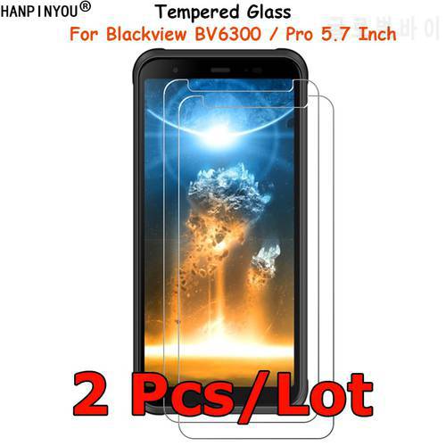 2 Pcs/Lot For Blackview BV6300 / Pro Tempered Glass Screen Protector Ultra Thin Explosion-proof Protective Film Guard Shield