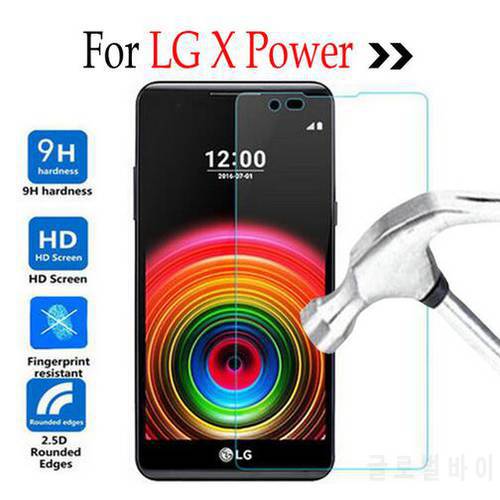 2pcs/lot For LG XPower Tempered Glass For LG X Power K220dS K220Y K220 LS755 US610 K450 5.3
