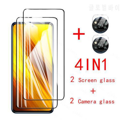 poco x3 glass x3nfc camera screen protector for xiaomi pocophone x3 x 3 3x 2020 xiomi xaomi pocox3 tempered glasses safty film