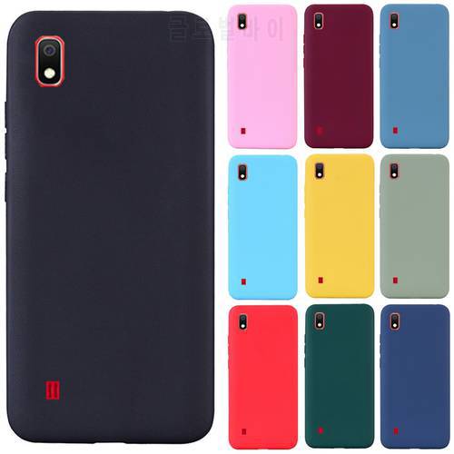 Silicone Case For Samsung Galaxy A10 Case 2019 Soft TPU Back Cover Phone Case for Samsung A10 A 10 SM-A105F A105 Silicone Cover
