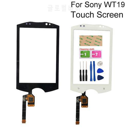 3.2&39&39 Touch Screen For Sony Ericsson WT19 WT19a WT19i Touch Screen Digitizer Sensor Touch Glass Lens Panel Panel Tools Adhesive