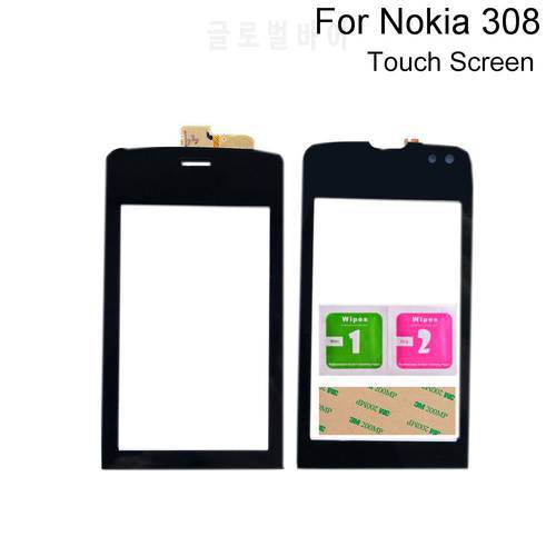 3.0&39&39 Touchscreen Touch Panel For Nokia Asha 308 309 310 Touch Screen Digitizer Panel Sensor Mobile Panel Tools 3M Glue