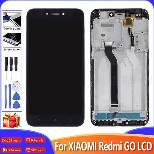 AAA+++ LCD Screen For Xiaomi Redmi GO LCD Display Touch Screen With Frame Digitizer Replacement