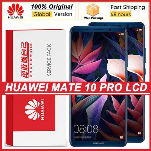 100% Original 6.0&39&39 OLED Display For Huawei Mate 10 Pro LCD Touch Screen Digitizer Assembly For Mate 10 Pro Display Repair Parts
