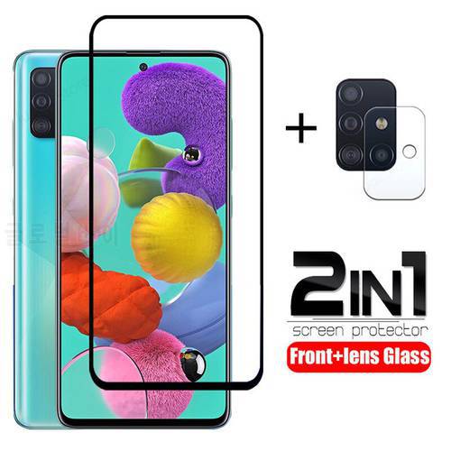 Magtim 2 in 1 Screen Protectors For Samsung A71 A51 A31 A21S Camera Lens + Tempered Glass For Galaxy A90 A80 A30 S A50S A70 Film