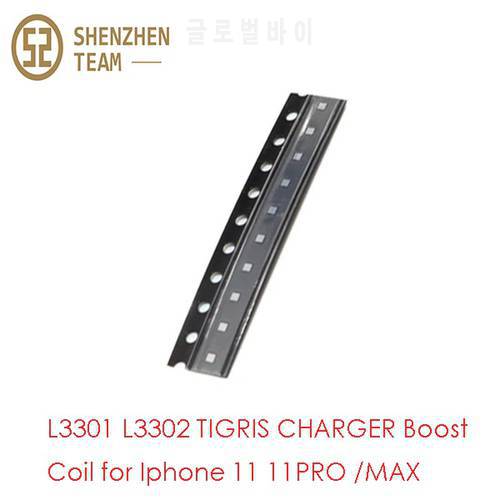 SZteam 5pcs/lot Boost Coil For iPhone 11 11Pro Max Tigris Charger Charging Control BST/BOOST COIL Integrated Repalcement Part