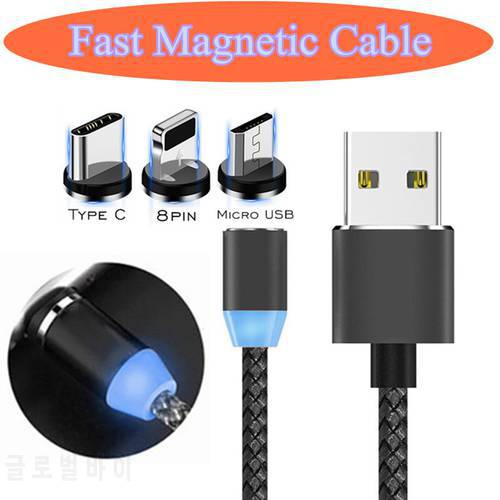 Magnetic USB Charger Cable for Samsung Xiaomi Huawei Y9 2018 Y6 Y7 pro Y5 Prime 2019 P20 P30 Honor 10 Lite 8S 8A 8X 8C P Smart Z