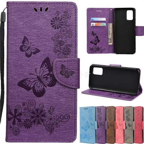 For Samsung Galaxy A02S Case SM-A025 Etui For Samsung A02S A02 S A 02S Wallet Flip Cover Galaxya02s Retro Butterfly Leather Capa