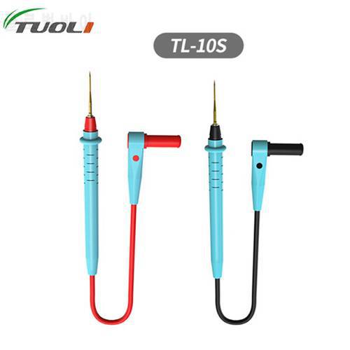 TUOLI TL-10S Universal Superfine Multimeter Probe Test Lead For Digital Multimeter Probe Wire Pen Cable Multimeter Feelers Wire