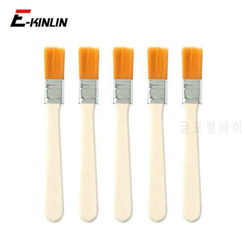 Nylon Wooden Handle Dust Cleaner Brushes For Mobile Phone Computer Keyboard Circuits Clean Crevice Cranny Cleaning Brush Tool