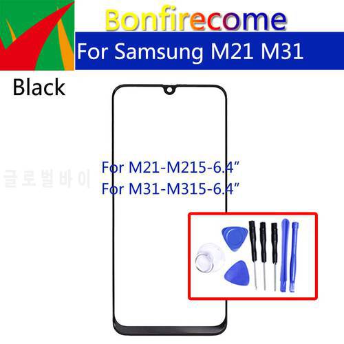Touchscreen For Samsung Galaxy M31 M21 LCD Front Touch Screen Glass Outer Lens