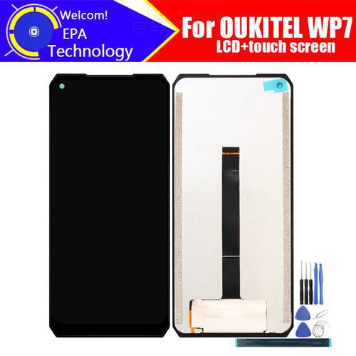 6.53 inch OUKITEL WP7 LCD Display+Touch Screen Digitizer Assembly 100% Original New LCD+Touch Digitizer for WP7+Tools