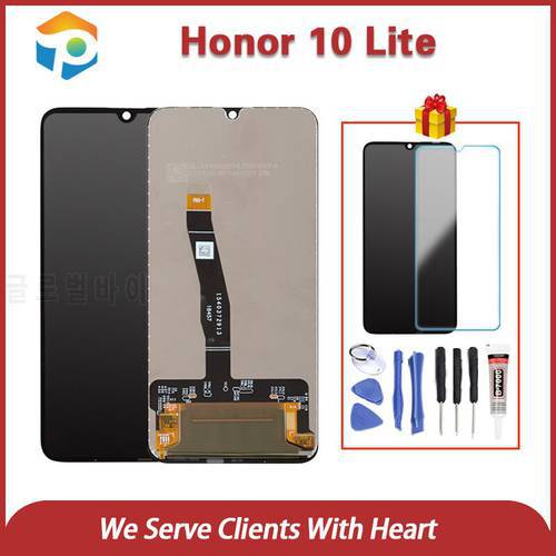 100% New Lcd For Hua wei Honor 10 Lite Display Touch Screen No Frame Wholesale Screen Display For honor 10i Lcd HRY-LX1 HRY-LX2