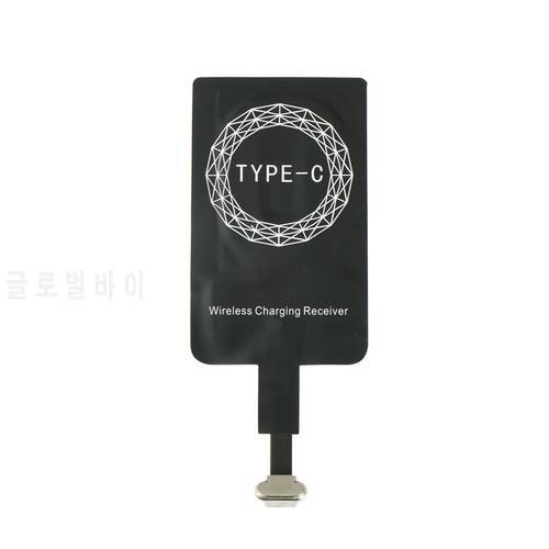 Universal Qi Wireless Charger Receiver for iPhone Adapter Receptor Receiver Pad Coil Android Phone Micro USB and Type C