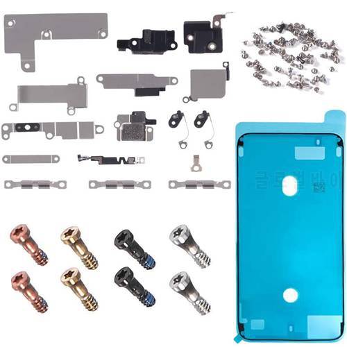 For iPhone 7 7Plus 8G 8 Plus Full Set Small Metal Internal Bracket Shield Plate + Complete Screws + Screen Waterproof