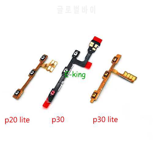 For Huawei Y7A Y7P P8 P20 P30 P40 Lite E Pro P Smart 2020 2021 Power On Off Volume Switch Side Button Key Flex Cable