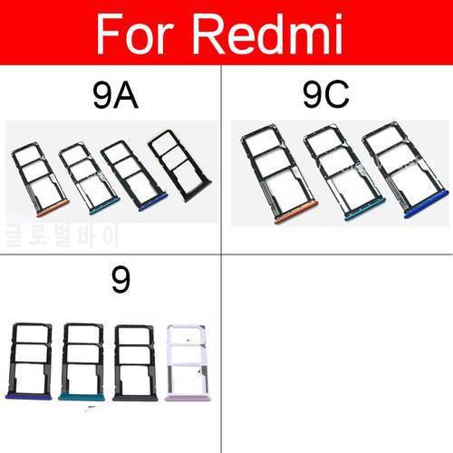 Sim Card Tray For Xiaomi Redmi 9 9A 9C 9T SIM Card Slot Sim Card Reader Holder For Redmi RedRice 9 9a 9c 9t Replacement Parts