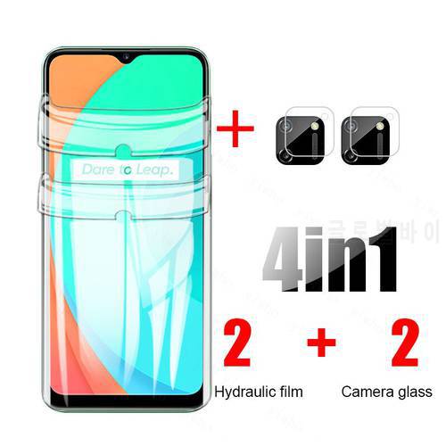 Full Cover Hydrogel Film on For OPPO Realme C11 Camera Lens Glass on Opo Realmi C 11 Realmec11 Safety Screen Protector RMX2185