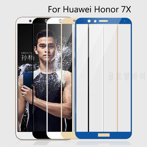 For Huawei honor 7x 8x 9i 10i tempered glass For huawei honor 20 30 Pro Full Cover Black Screen Protector