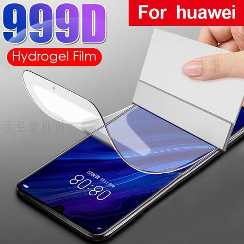 0.1mm Protective Film for Huawei honor View 10 10i 20 Gel Screen protector for Honor Play 8 Pro 9 10 lite 3D Hydrogel Film