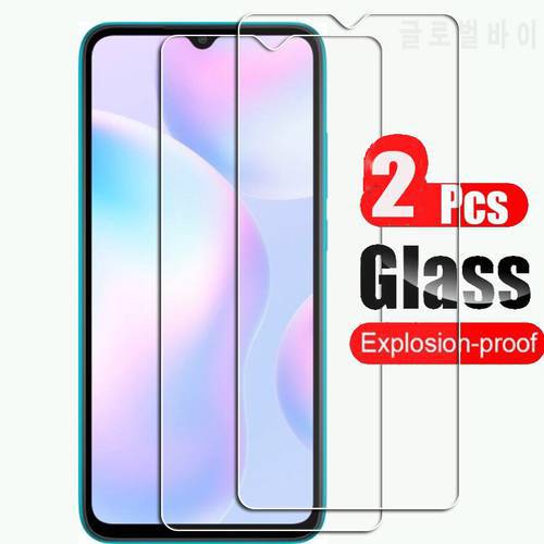 2PCS For Xiaomi Redmi 7A 8A 9C NFC 9AT 9A 9T Note 7 8 9 10 Pro 9S 10S Power Poco M3 X3 X2 Tempered Glass Protective Screen Film