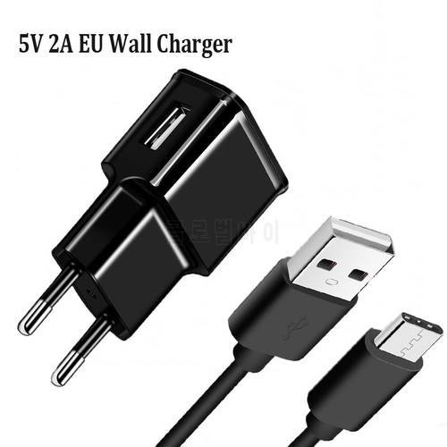 For Samsung A12 A32 A52 A72 A42 5G USB Phone Charger EU Wall Plug Charging Bank For Samsung S20 S10 S9 S8 Plus Type-c USB Cable