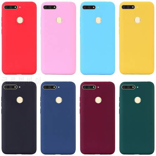 Silicone Case For Huawei Honor 7C Case On Honor 7C 5.7 inch Soft Silicone Phone Case For Huawei Honor 7C AUM-L41 TPU Cover Coque