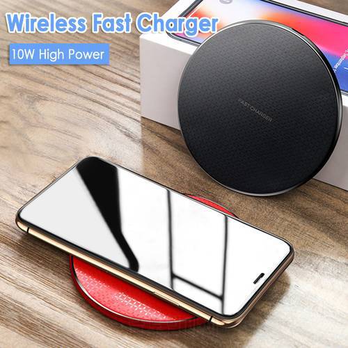 10W Fast Charging Pad for Samsung huawei xiaomi 10W Wireless Charger for iPhone14 13 12 11 Xs Max X XR 8 Plus