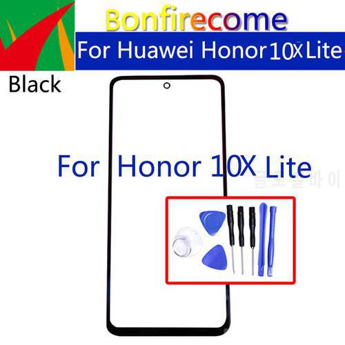 For Huawei Honor 10X Lite Touch Screen Front Outer Glass Panel Lens LCD Front Lens Replacement