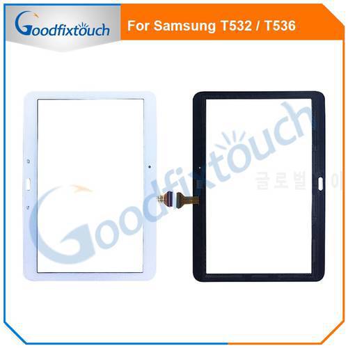 For Samsung GALAXY T532 T536 SM-T532 SM-T536 Touch Screen Digitizer Glass Sensor Panel Tablet PC Replacement Parts